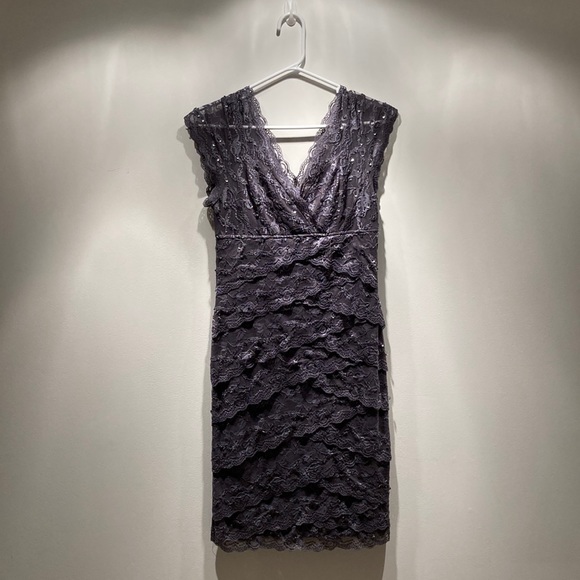 off shoulder black lace dress Sweet Intentions Black Lace Maxi Dress with Gloves Black / XL main image 0